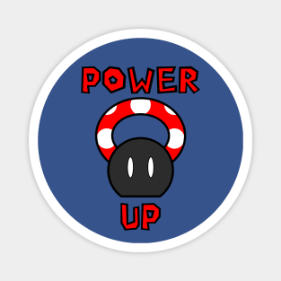 Power Up Mushroom Kettle Bell Magnet